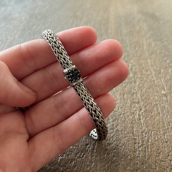 John hardy classic chain bracelet with black sapphire - Picture 2 of 5